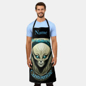 Tablier Crâne Alien Tête Thunder_Cove (Porté)