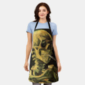 Tablier Crâne avec cigarette brûlante par Vincent van Gogh (Porté)