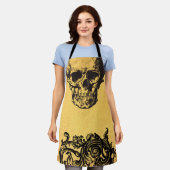 Tablier Crâne d'or | Apron (Porté)