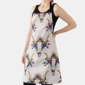 Tablier Crâne taureau de la tribu : Boho Seamless (Insitu)