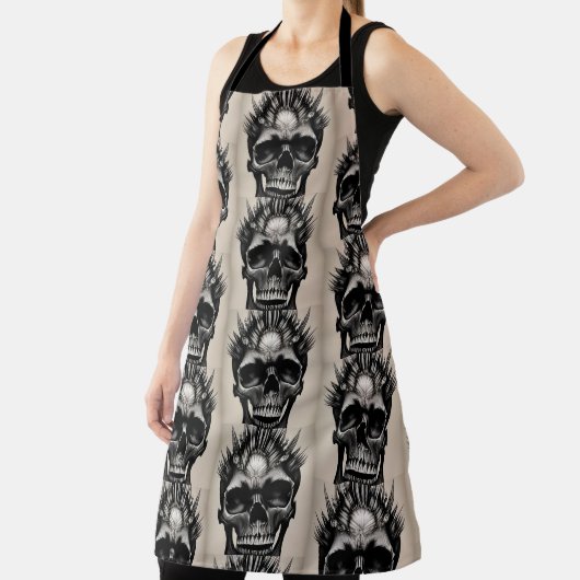 Tablier Crâne tribal (Insitu)