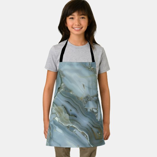 Tablier Craqué gris gris vert bleu marbre texture (Insitu)