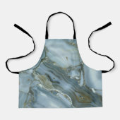 Tablier Craqué gris gris vert bleu marbre texture (Recto)