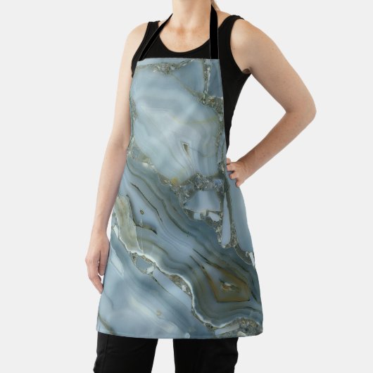 Tablier Craqué gris gris vert bleu marbre texture (Insitu)