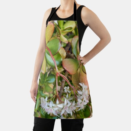 Tablier Crassula ovata sur toute la surface d'impression (Insitu)