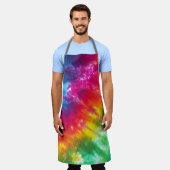 Tablier Cravate multicolore (Porté)