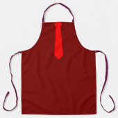 Tablier Cravate rouge Dk Rouge Nouveauté (Recto)