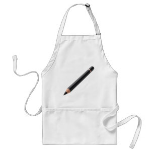 Tablier Crayon Eye-liner Noir Illustration Maquillage