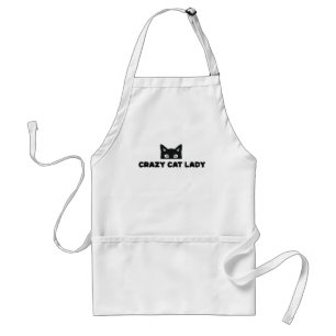 Tablier Crazy Cat Lady Apron