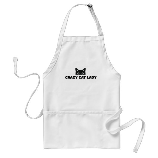 Tablier Crazy Cat Lady Apron (Devant)