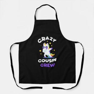 Tablier Crazy Cousin Crew Réunion Unicorn T Chemise Funny