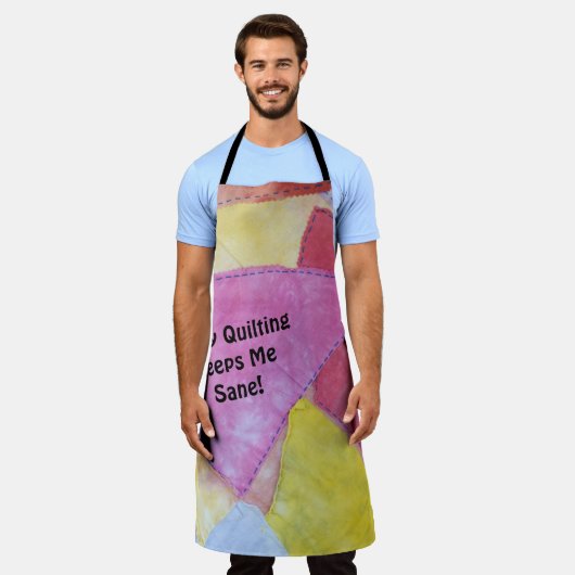 Tablier Crazy Quilting (Porté)