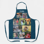 Tablier Create your own family photo collage name (Recto)