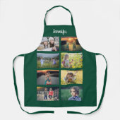 Tablier Create your own family photo collage name (Recto)