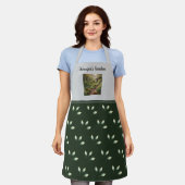 Tablier Create your own garden photo monogrammed (Porté)