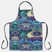 Tablier Création de doodle de fête Artiste joyeuse (Recto)