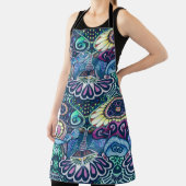 Tablier Création de doodle de fête Artiste joyeuse (Insitu)