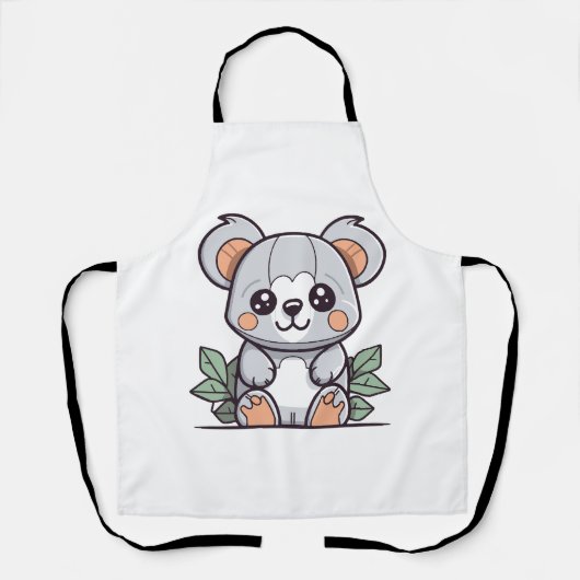 Tablier Création de Koala Vector Magique Kawaii (Recto)