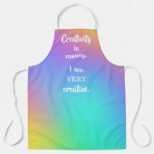 Tablier Créativité est Messager Colorful Gradient Funny Ap (Recto)