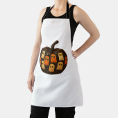 Tablier Creeper Citrouille Ghosts Halloween Cadeau classiq (Insitu)