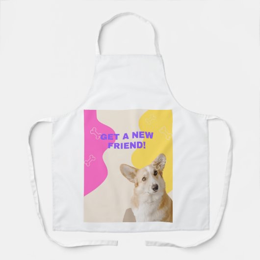Tablier Créer une nouvelle conception d'ami (Recto)