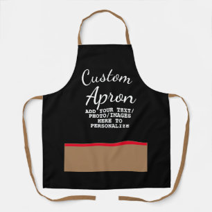 Tablier Créer Votre Propre Chef Baker Personnalisé Faux 