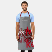 Tablier créer votre propre nom customisé (Porté)