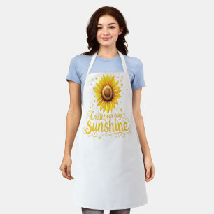 Tablier Créer votre propre soleil - Tournesol motivant