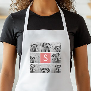 Tablier Créez Votre Propre Collage Instagram Monogramme Pe