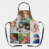 Tablier Créez votre propre collection photo simple 7 Famil (Recto)