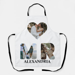 Tablier Créez votre propre couple Mr et Mrs photo Matching