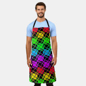 Tablier Créez votre propre design de jolies tuiles colorée (Porté)