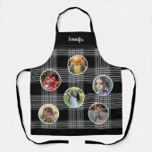 Tablier Créez votre propre famille photo collage buffalo p (Recto)