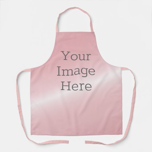 Tablier Créez votre propre flacon rose pâle métallique (Recto)