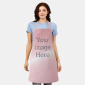 Tablier Créez votre propre flacon rose pâle métallique (Porté)