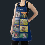 Tablier Créez votre propre nom de collage photo de famille<br><div class="desc">Créez votre propre nom de collage photo de famille Apron Vous pouvez le personnaliser et ajouter vos plus belles photos et nom.</div>