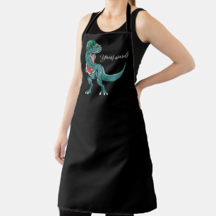 Tablier Créez votre propre pastèque T-Rex Dinosaur