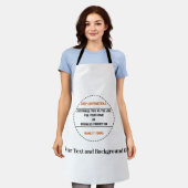 Tablier Créez Votre Propre Promotion de Marque Simple (Porté)