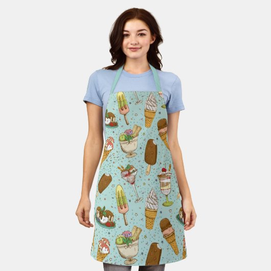 Tablier Crème de glace (Porté)