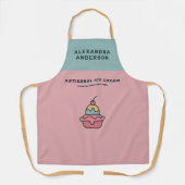 Tablier Crème de glace rétro (Recto)