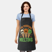 Tablier Crème Glacée Fondante Halloween (Porté)