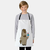 Tablier Crème glacée Horse gaufre (Porté)