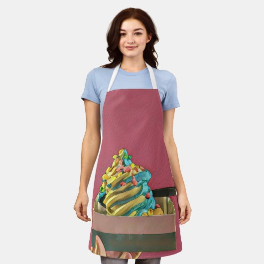 Tablier Crème glacée pour enfants (Porté)