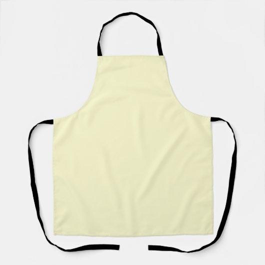 Tablier Creme White Red Apron for Stylish Cooking (Recto)