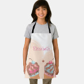 Tablier Crèmes glacées adorables Personnalisées (Insitu)