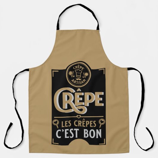 Tablier Crepes françaises (Recto)