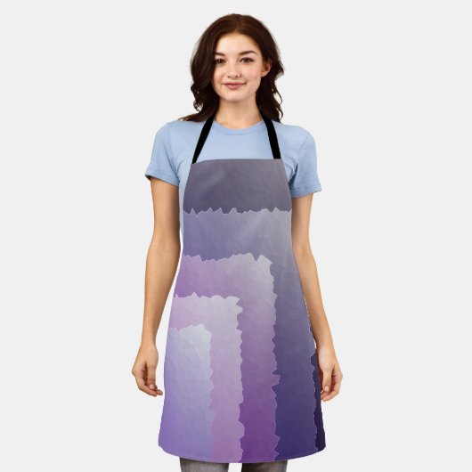 Tablier cristaux violets (Porté)