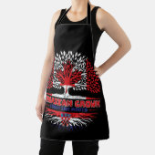 Tablier Croatie Drapeau canadien des racines de l'arbre du (Insitu)