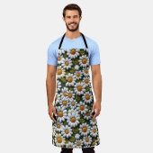 Tablier Crochet White Daisies Spring Wildflowers (Porté)