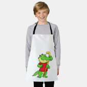 Tablier Crocodile à Field hockey avec bâton (Porté)